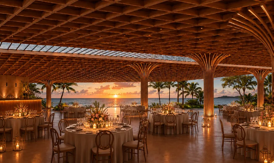 Gaia do Mar dining pavilion render