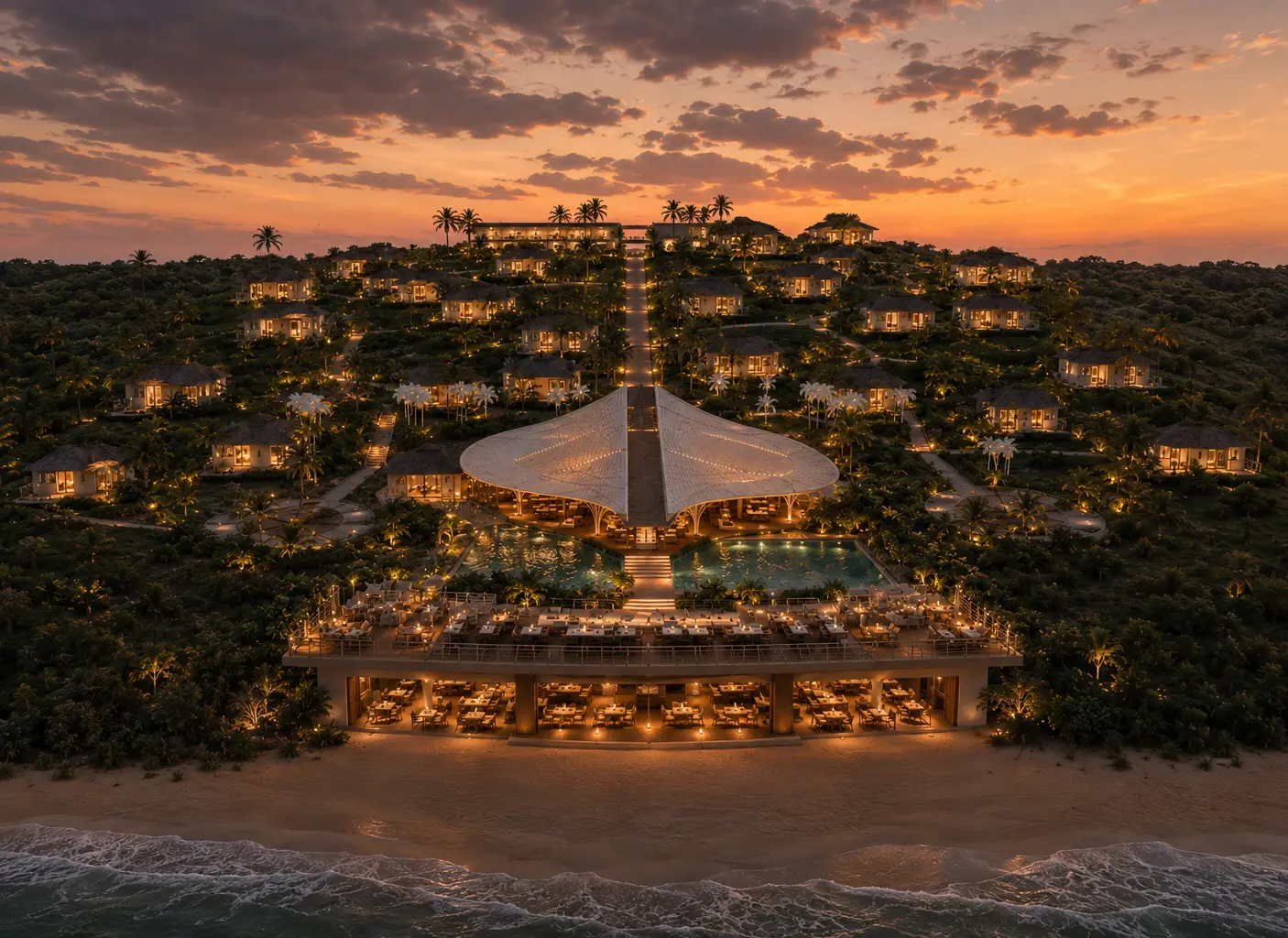 Gaia do Mar sunset resort render