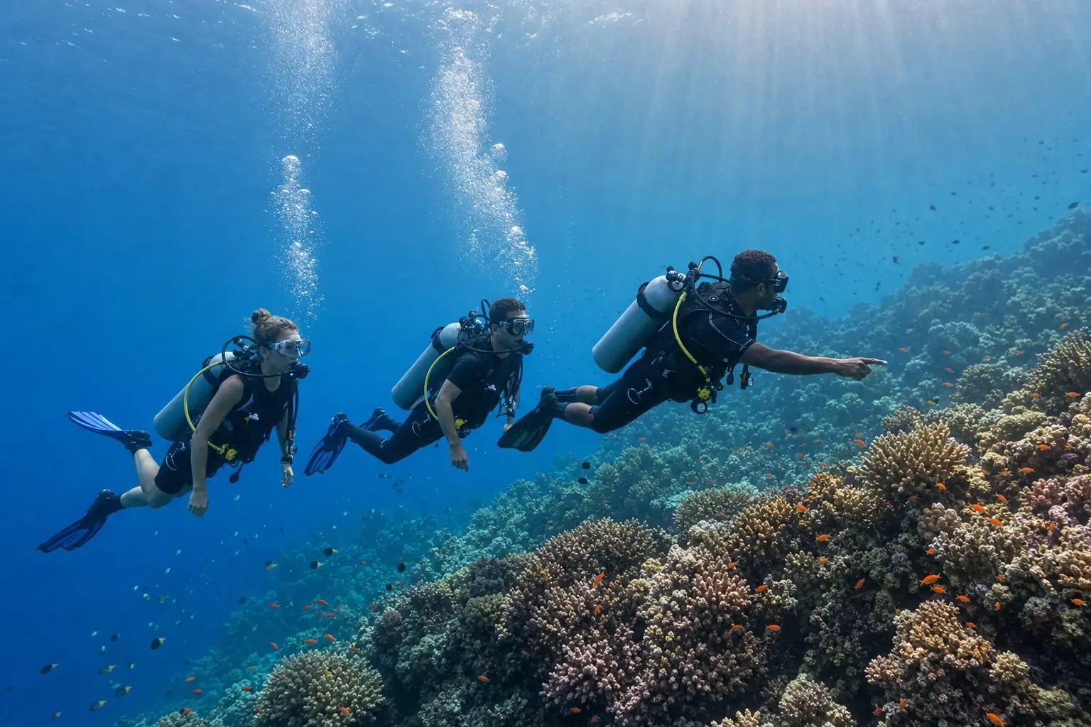 Scuba diving