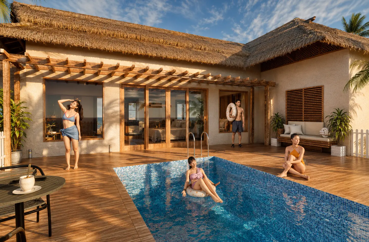 Gaia do Mar pool villa render
